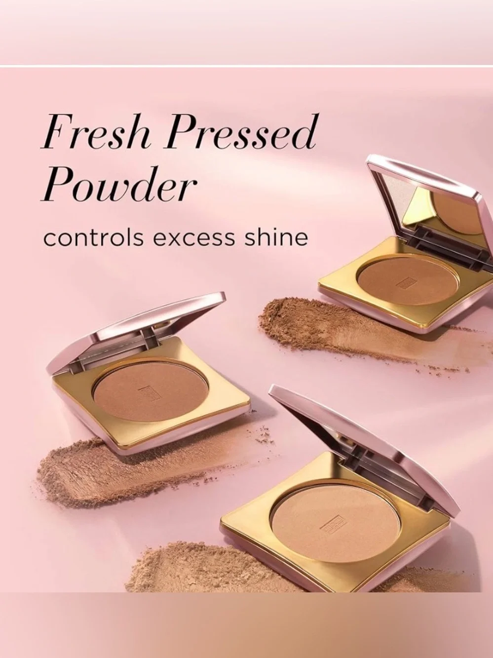 Elizabeth Arden FLAWLESS FINISH SKINCARING PRESSED POWDER IN BRONZE BRAND NEW
